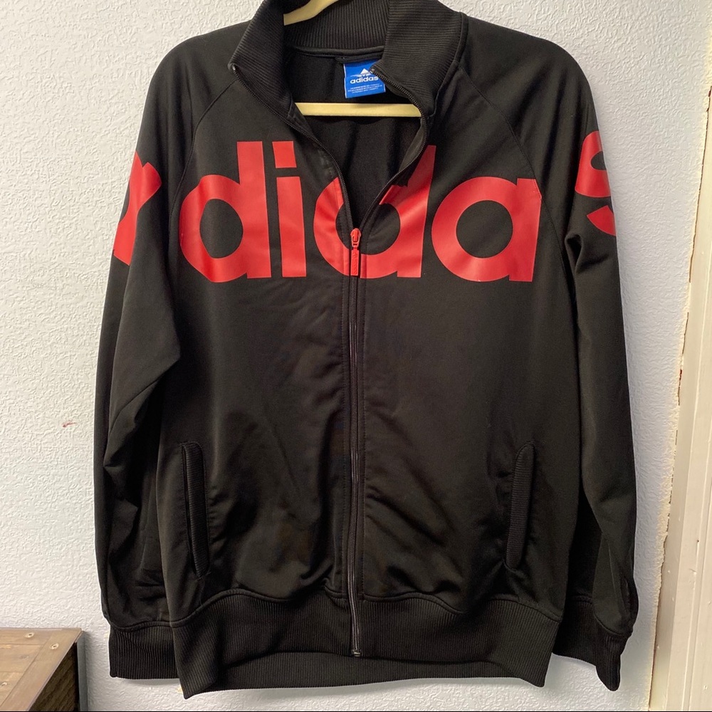 Adidas Collared Zip Up Jacket